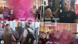 Dimna bomba u sali